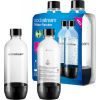 SodaStream 3000242 PET Bottle Duo Pack 2xBottles 1L Black