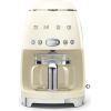 SMEG DCF02CREU Drip Coffee Machine Cream 50's Style Aesthetic