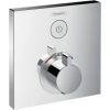 Hansgrohe iebūvējamā termostata ShowerSelect virsapmetuma daļa, ar 1 izeju, hroms