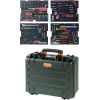 Bahco Aviation MRO mechanics tools in foam set 159 pcs in HD ridgid case 490x435x46mm 29L, inch sizes 1/4" and 3/8"
