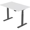 Extradigital Height-Adjustable Table, 139cm x 68cm, White