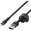 Data kabelis Belkin USB-A - Lightning 3 m  (CAA010BT3MBK)