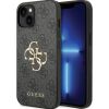 Guess PU Leather 4G Metal Logo Case Aizsargapvalks Priekš Apple iPhone 15