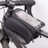 Mocco Ūdensnecaurlaidīga velosipēda rāmja soma ar noņemamu telefona maciņu