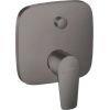 Hansgrohe iebūvējamā vannas maisītāja Talis E virsapmetuma daļa, brushed black chrome
