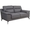 Sofa ENZO 2-seater, dark grey