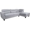 Corner sofa HELSINKI RC, light grey