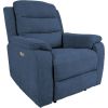 Recliner armchair MIMI electric, blue