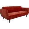 Sofa bed HERMES 3-seater, orange