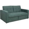 Sofa bed JORGE 2-seater, blue