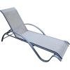 Deck chair BOSTON light grey