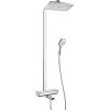 Hansgrohe dušas sistēma ar vannas termostatu Raindance Select E 360 1jet/Raindance Select E 120 3jet, hroms