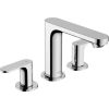 Hansgrohe izlietnes maisītājs Rebris S 110, ar pop-up, 3 caurumu, no virsmas, hroms