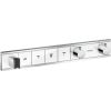 Hansgrohe iebūvējamā termostata RainSelect virsapmetuma daļa, ar 4 izejām, balts/hroms