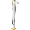 Hansgrohe brīvstāvošā vannas maisītāja Metropol Classic virsapmetuma daļa, hroms/zelts