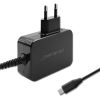 Qoltec 52385 GaN POWER PRO charger | 1xUSB-C | 45W | 5-20V | 2.25-3A | Black