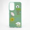 iLike Samsung  Galaxy A15 EPOXY CARTOON COVER Light Green