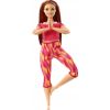 Lalka Barbie Mattel Made to Move - Kwiecista gimnastyczka, czerwony strój (FTG80/GXF07)