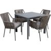 Garden furniture set CARVES table and 4 chairs