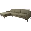 Corner sofa BIRGIT LC, olive green