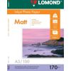 Lomond Photo Inkjet Paper Matte 170 g/m2 A3, 100 sheets, double sided