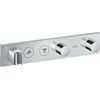 Hansgrohe iebūvējamā termostata Axor Select 460/90 virsapmetuma daļa, ar 2 izejām, hroms