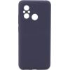 Connect Xiaomi  Redmi 12C Premium Soft Touch Silicone Case Midnight Blue