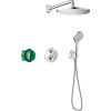 Hansgrohe dušas sistēma ar iebūvējamu termostatu Ecostat S Croma 280 1jet, hroms