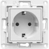 Shelly wall socket (white)
