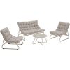 Garden furniture set SAMBA table, sofa and 2 chairs