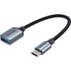 USB 3.0 Male to USB Female OTG Cable 0.15m Vention CCXHB (gray)