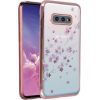 iLike Samsung  Galaxy S10E G970 Flower Rose Gold