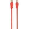 PATCH CABLE CAT5E UTP 3M/RED PP12-3M/R GEMBIRD