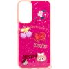 iLike Samsung  Galaxy A15 EPOXY CARTOON COVER Rose Red