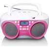 Portable FM-radio/CD/MP3/USB player Lenco SCD301PK