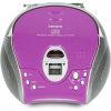 Portable stereo FM radio with CD player Lenco SCD24PU