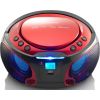 Portable stereo FM radio with CD player Lenco SCD550RD