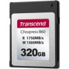 MEMORY COMPACT FLASH 320GB/CFE TS320GCFE860 TRANSCEND