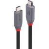 CABLE USB4 240W TYPE C 1.5M/40GBPS ANTHRA LINE 36957 LINDY