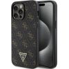 Guess Apple  iPhone 15 Pro Max 4G Triangle Metal Logo Black