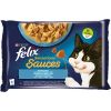 Purina Felix Sensations Mix Cod with tomatoes, sardine with carrots - wet cat food - 340g (4 x 85g)