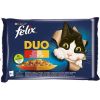 Purina Felix Fantastic Duo meat - beef and poultry, chicken and kidney, lamb and veal, turkey and liver - 4 x 85g