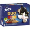 Purina Felix Fantastic Duo Country Flavours with Beef and Poultry, Chicken, Tzatziki, Lamb, Veal, Turkey and Liver in Jell-O -12 x 85g