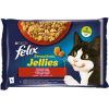 Purina Felix Sensations - beef with tomato and chicken with carrot in jelly - Wet food for cats - 4 x 85g