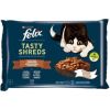 Purina FELIX Tasty Shreds with duck and turkey - 4x 80g
