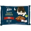 Purina FELIX Tasty Shreds with beef and chicken - 4x 80g