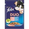 Purina Felix Fantastic Duo with salmon and sardine in jelly - wet cat food - 85g
