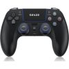 GameBox C2 Play Station 4 / PC bezvadu Bluetooth kontrolieris ar dubulto motoru vibrāciju melns