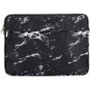 iLike   15-16 Inches Fabric Laptop Bag With Strap Marble Black