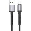 Foneng X83 USB-USB-C kabelis, 2,1 A, 1 m (melns)